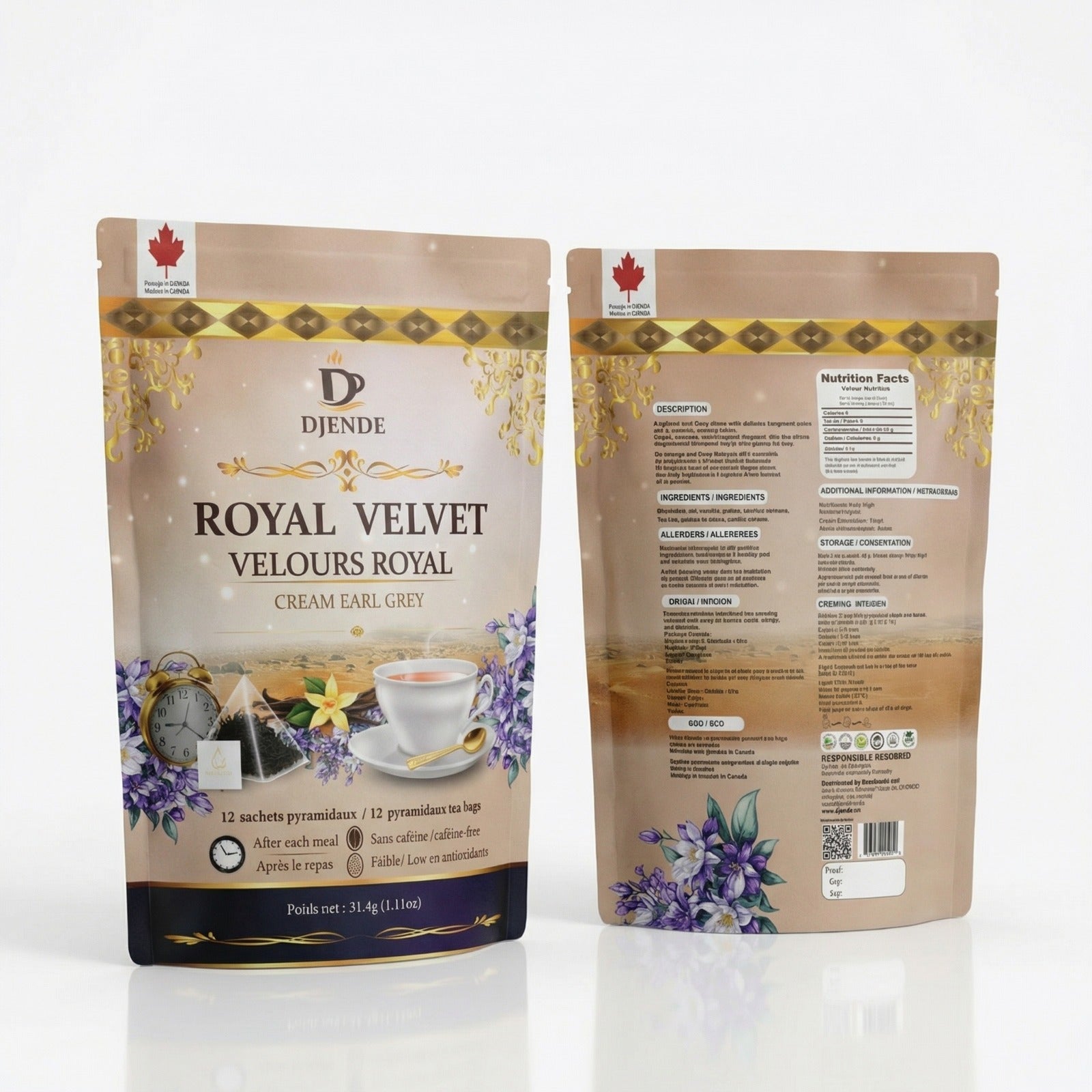 Earl Grey & blue cornflower: what's in Royal Velvet | DJENDE