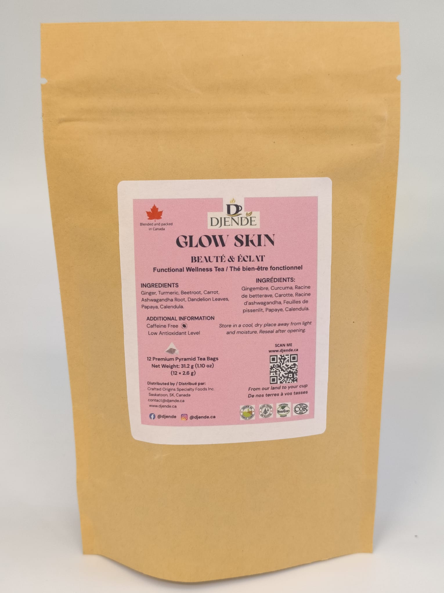 DJENDE GLOW SKIN – Wellness Herbal Infusion