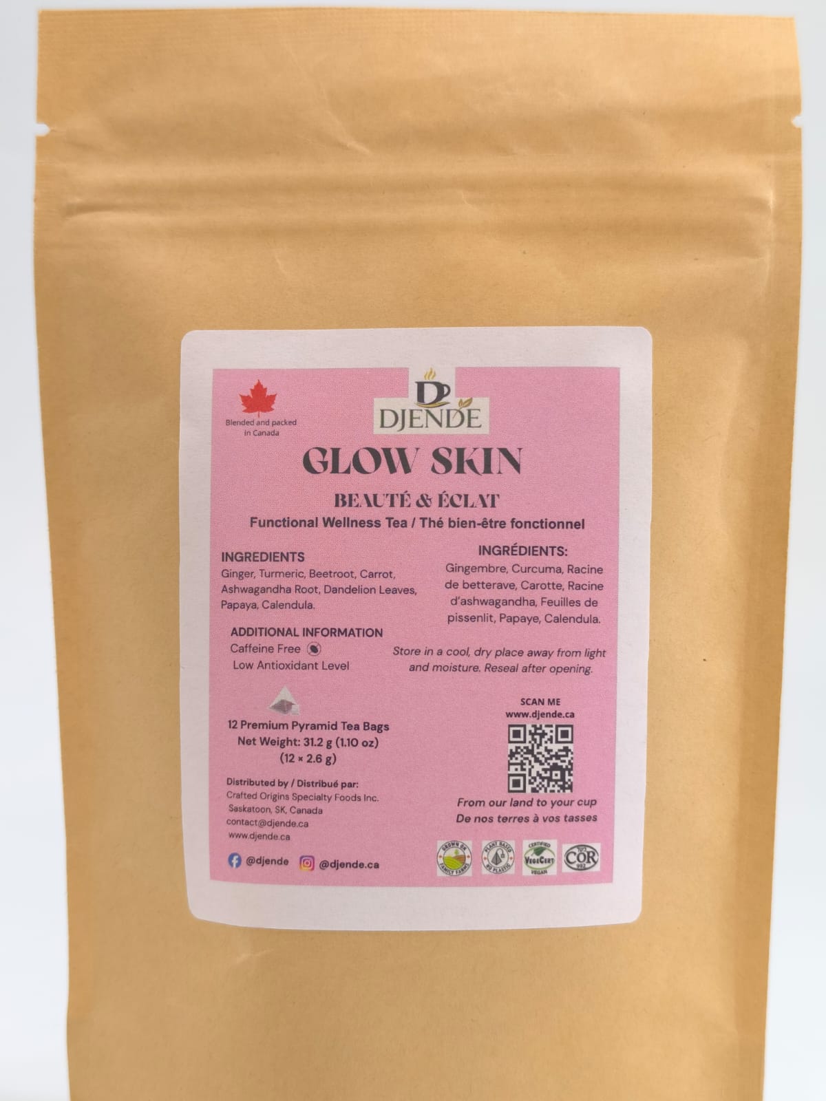 DJENDE GLOW SKIN – Wellness Herbal Infusion