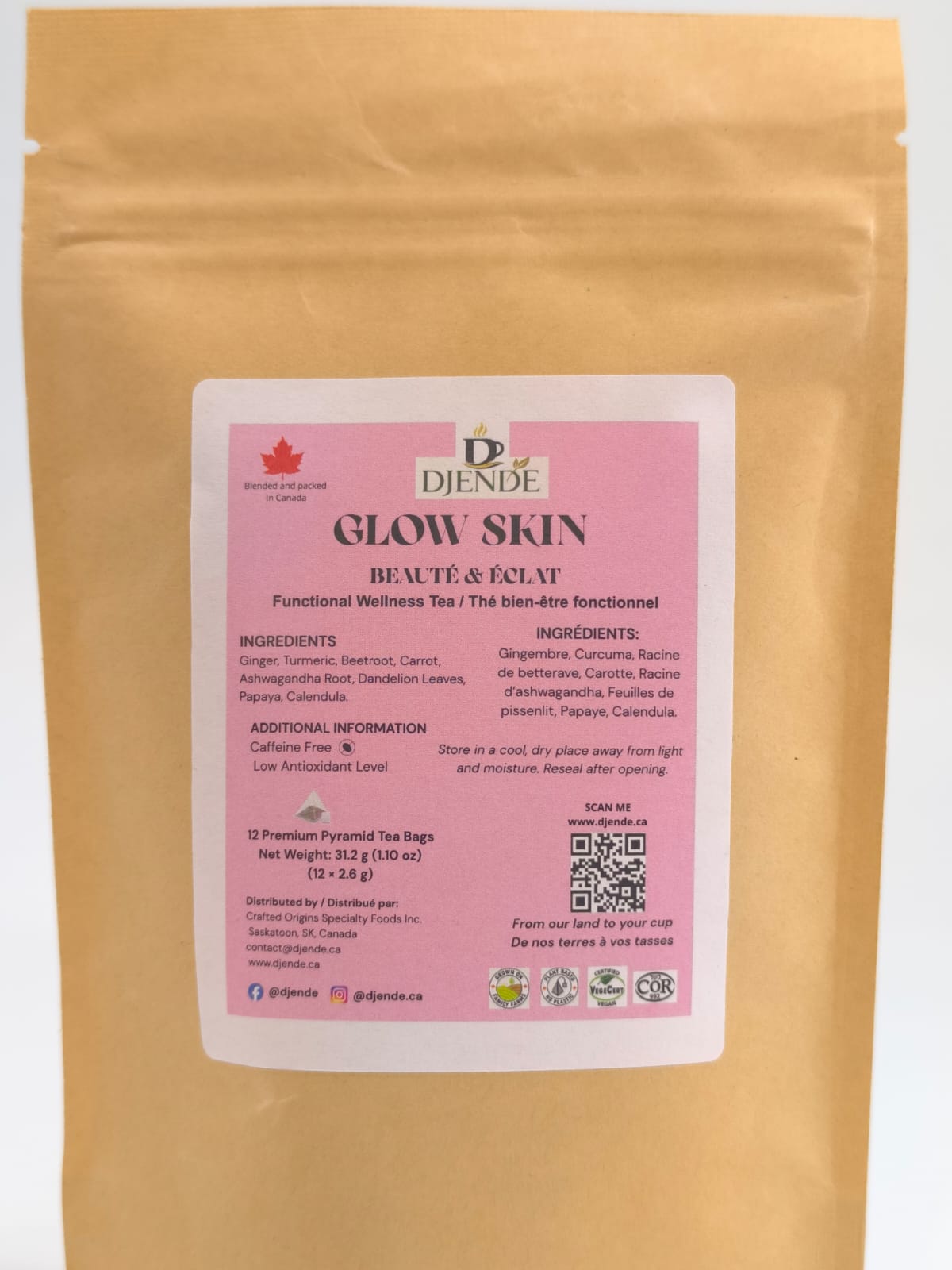DJENDE GLOW SKIN – Wellness Herbal Infusion