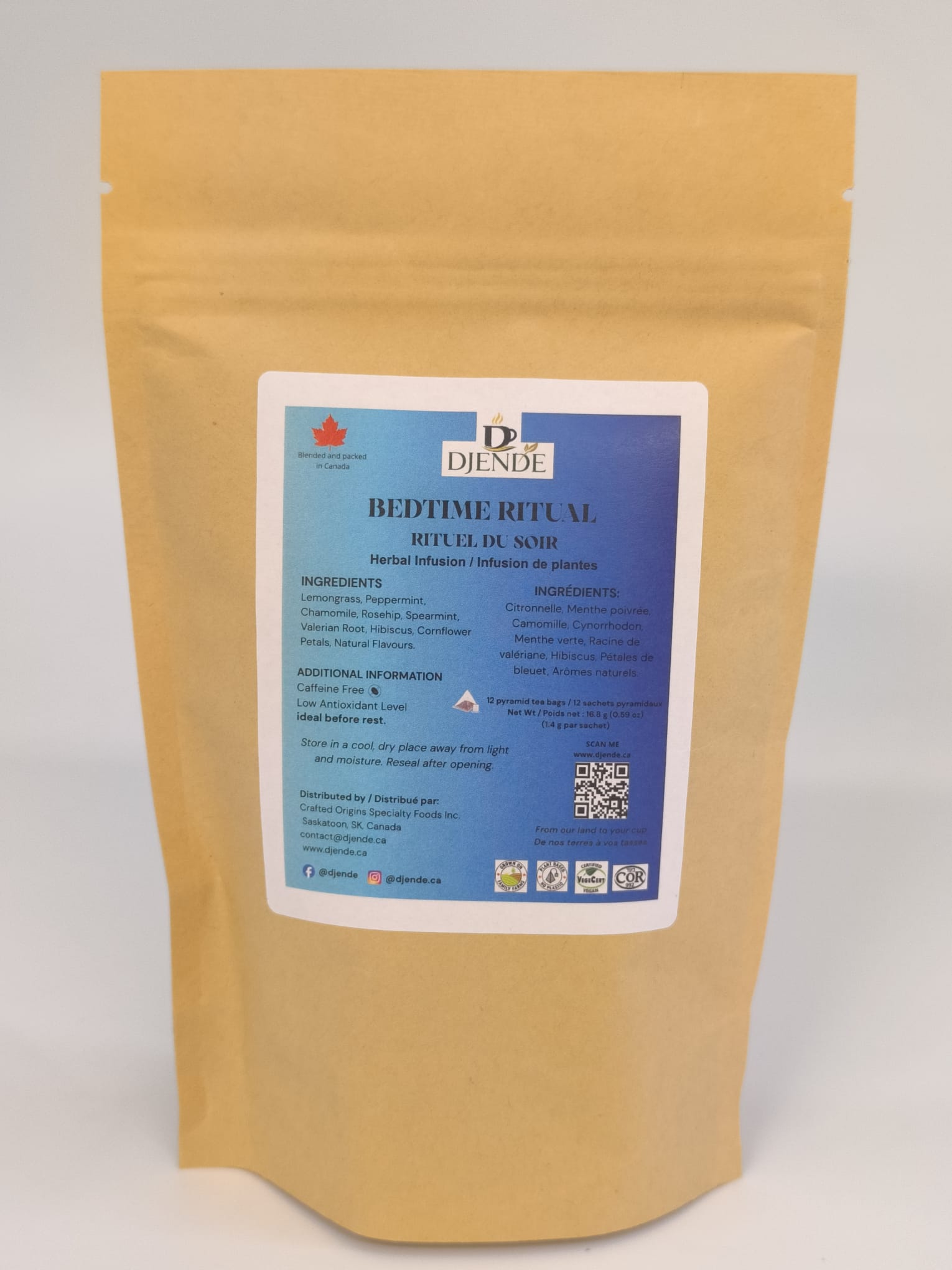 DJENDE Bedtime Ritual – Caffeine-Free Herbal Infusion