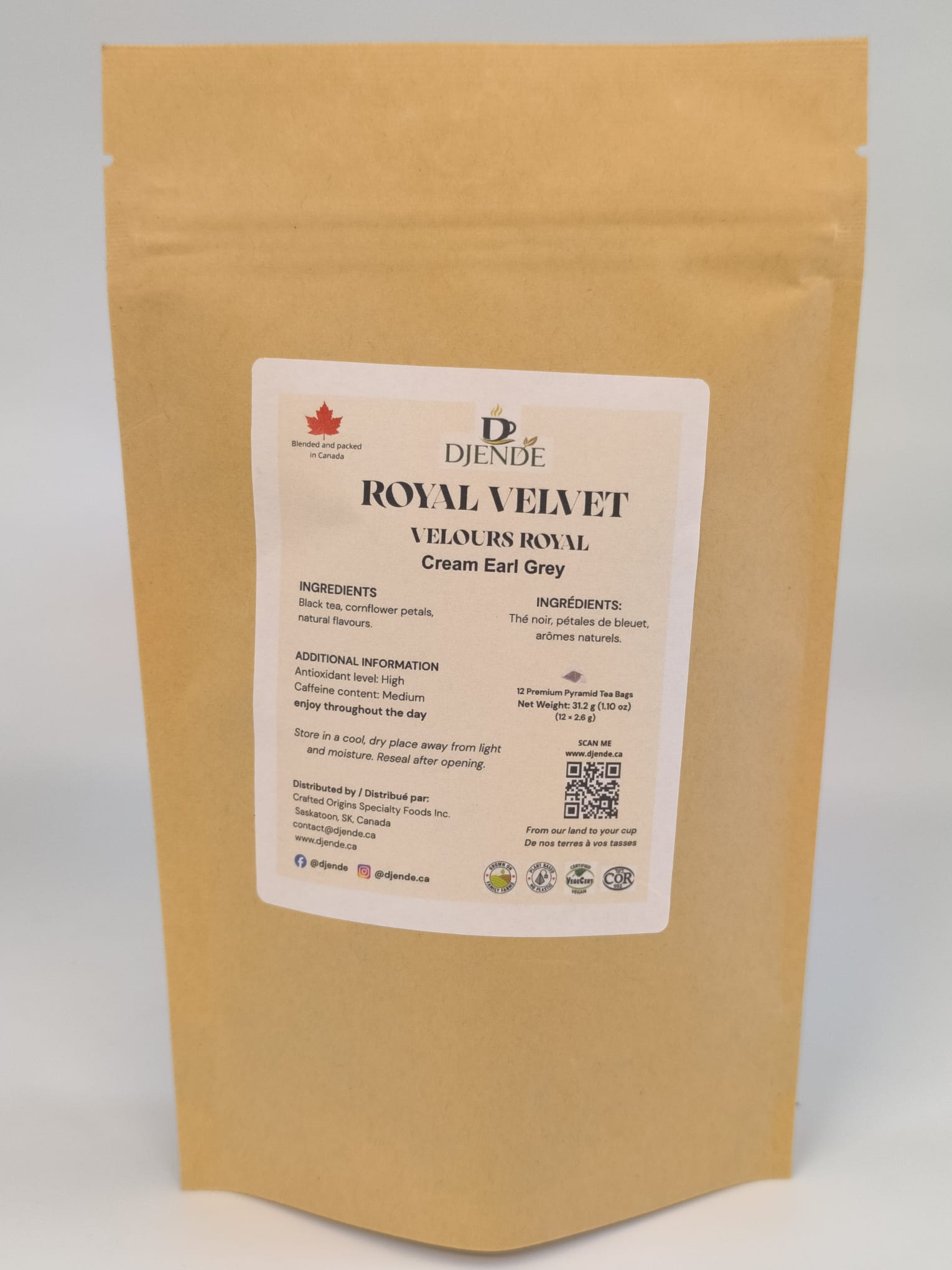 DJENDE Royal Velvet – Cream Earl Grey Black Tea