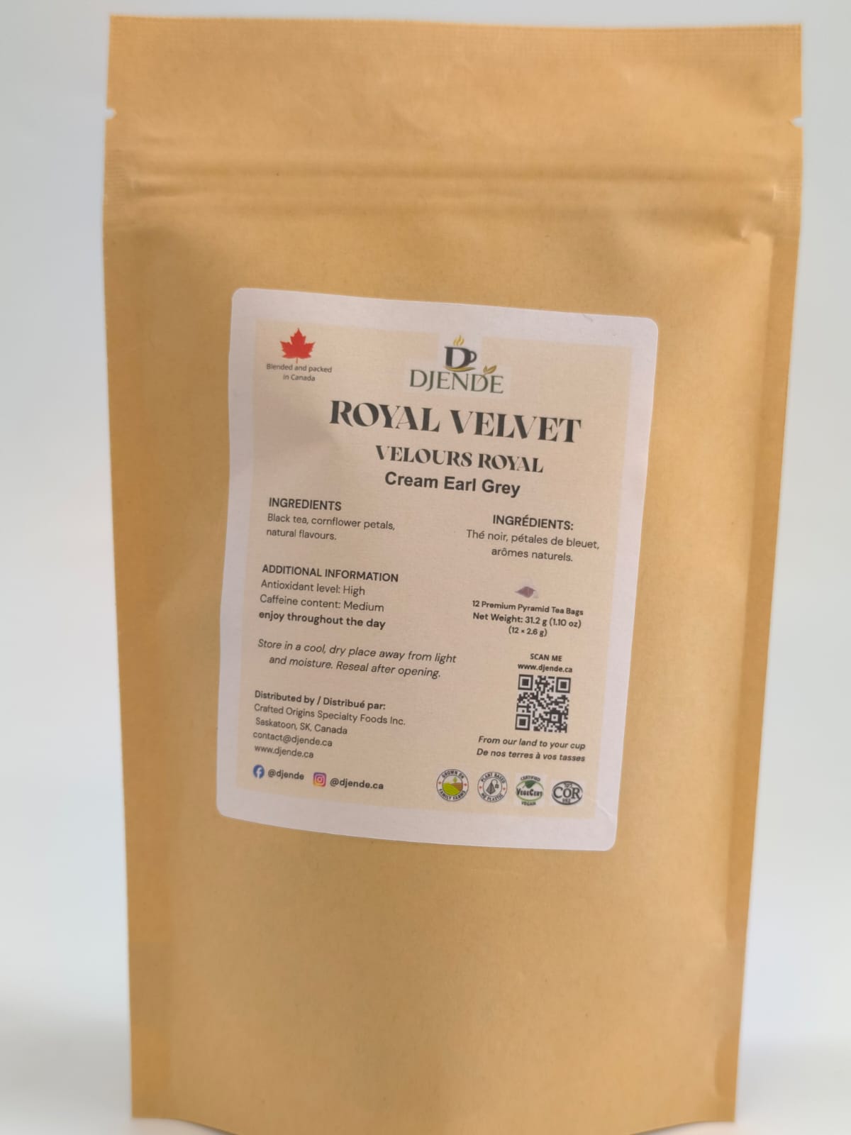 DJENDE Royal Velvet – Cream Earl Grey Black Tea
