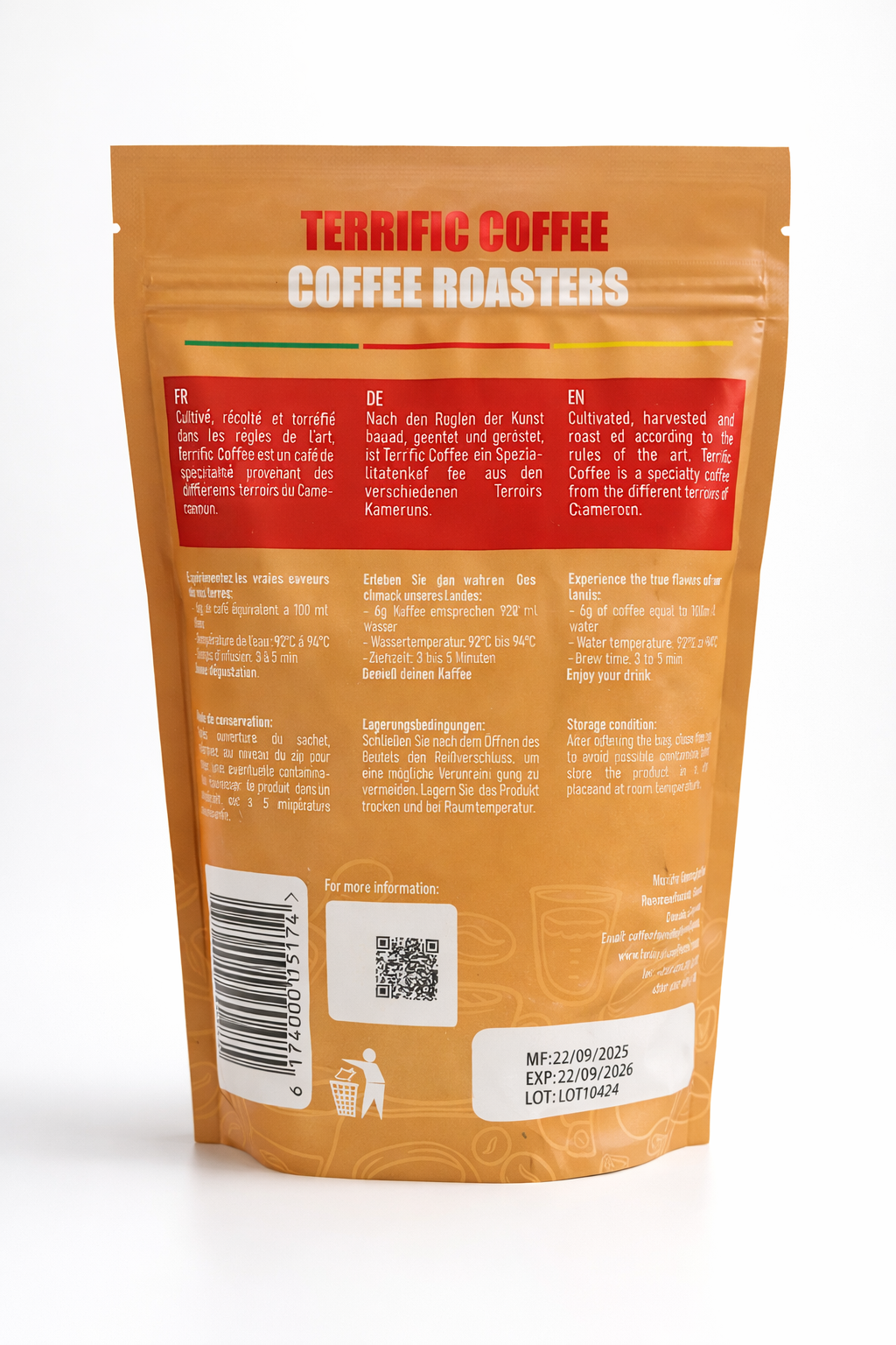 Café de spécialité du Cameroun — Blend (Mélange) | 250 g