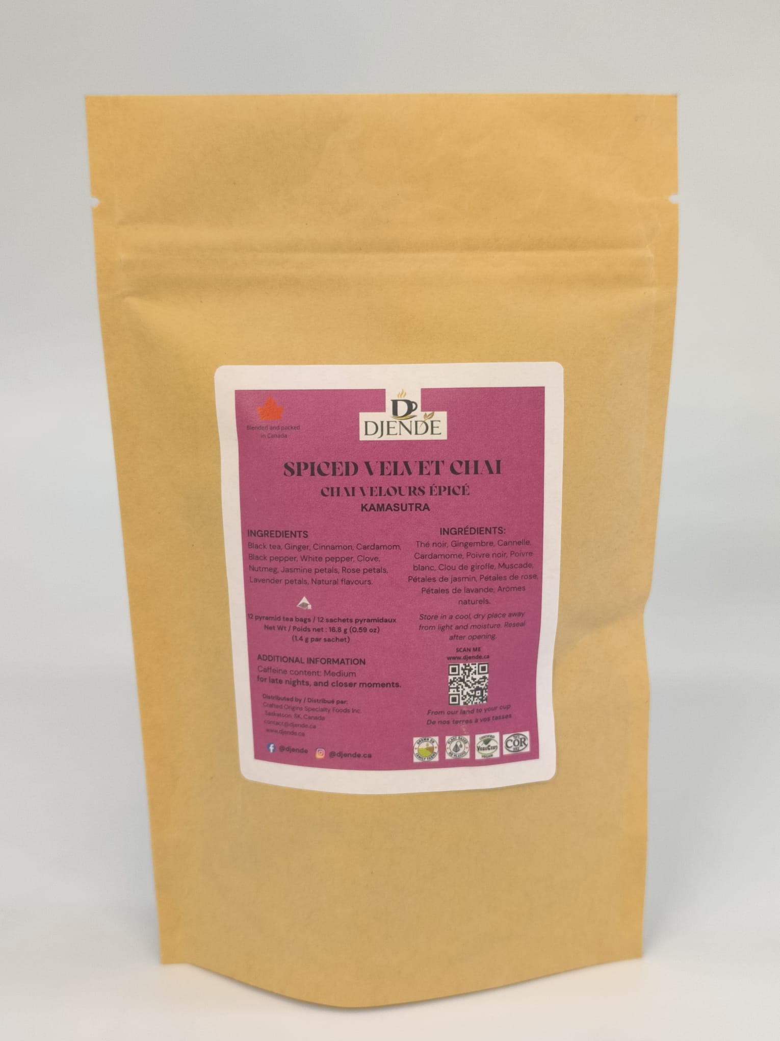 DJENDE Spiced Velvet Chai – Premium Black Tea Blend