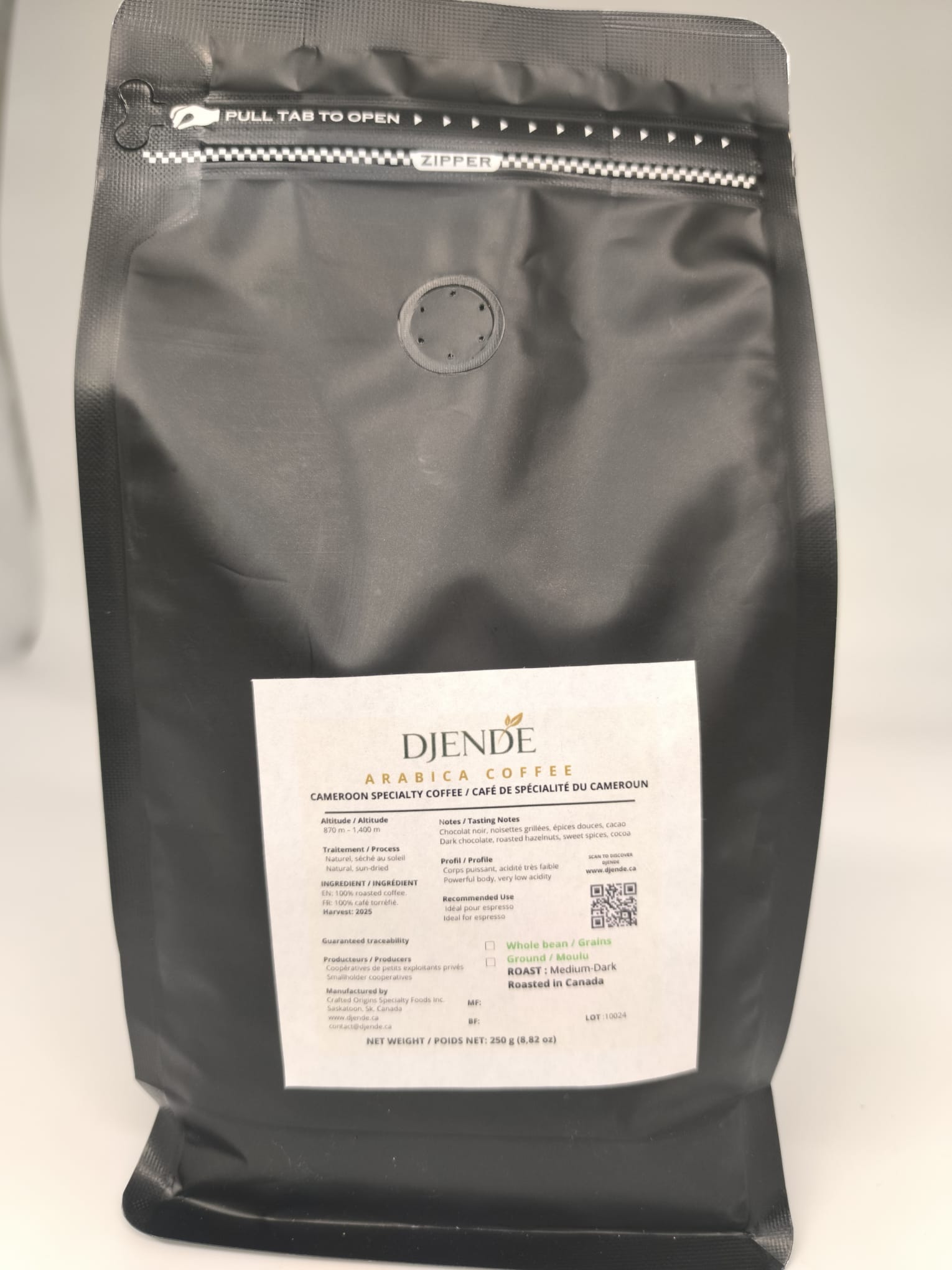 DJENDE Cameroon Single Origin Arabica Coffee